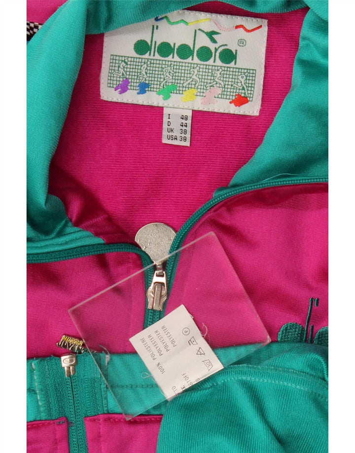 DIADORA Muška gornja jakna trenirke Graphic UK 38 srednje zelene boje