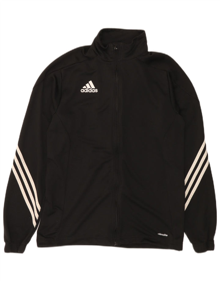 Adidas muška trenirka Climalite Gornja jakna srednje crne boje od poliestera