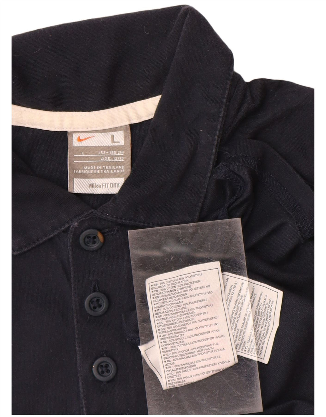 NIKE polo majica za dječake 12-13 godina, veliki tamnoplavi pamuk