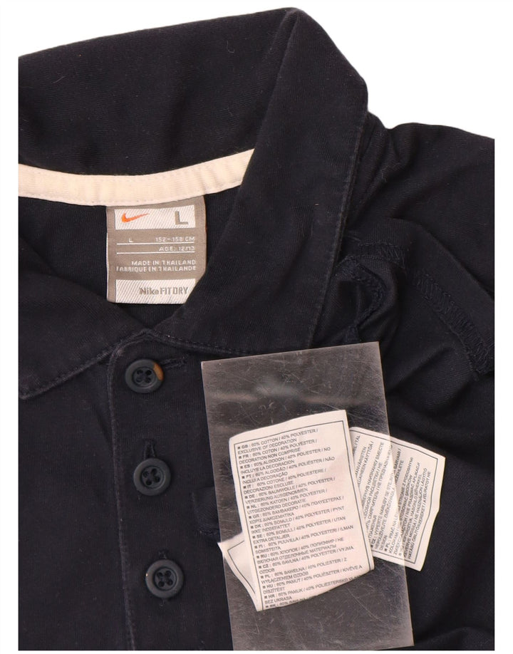 NIKE polo majica za dječake 12-13 godina, veliki tamnoplavi pamuk