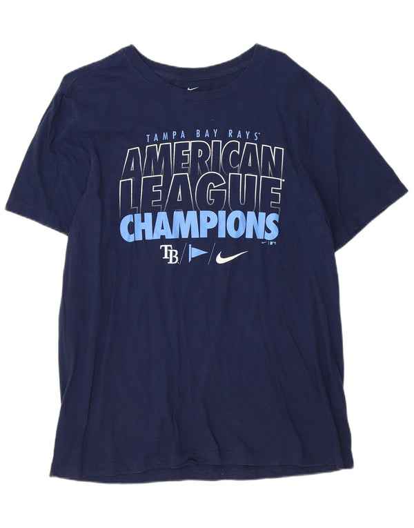 Velika muška majica kratkih rukava Tampa Bay Rays Graphic, Nike, tamnoplava