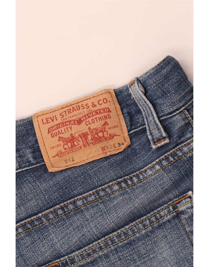 Levi's muške 512 Bootcut traperice W33 L31 plavi pamuk