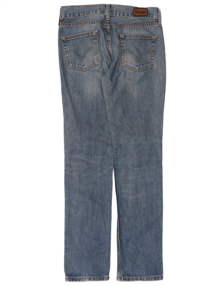 Levi's ženske ravne traperice W31 L34 plavi pamuk
