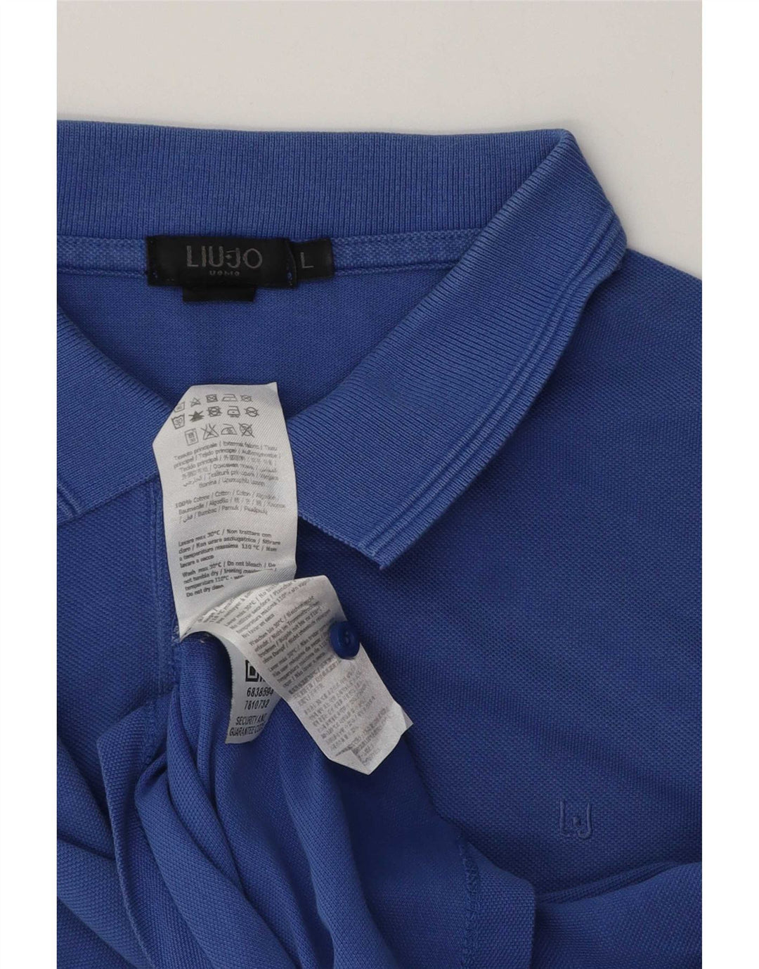 Liu Jo muška polo majica Large Blue Pamuk