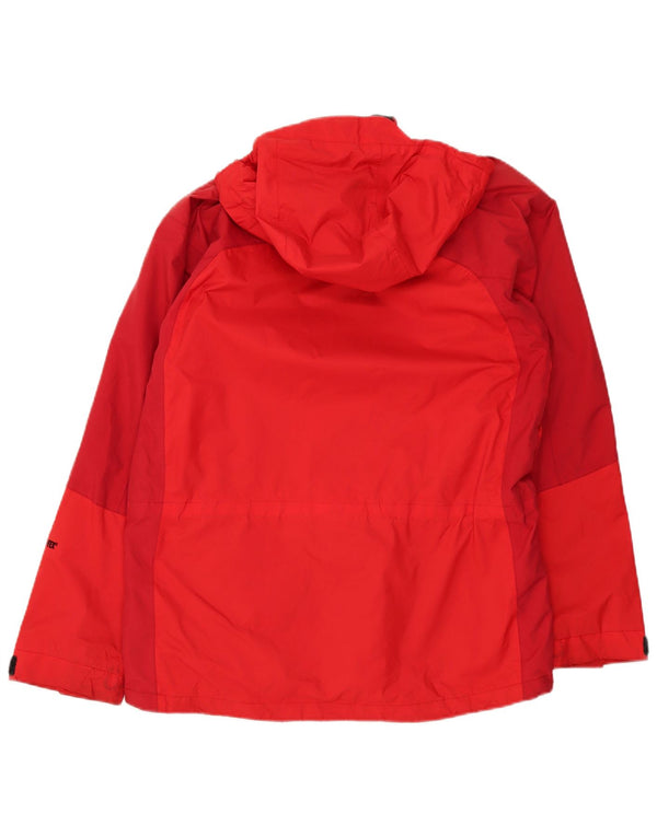 The North Face muška kišna jakna s kapuljačom UK 36 Mala crvena najlonska boja