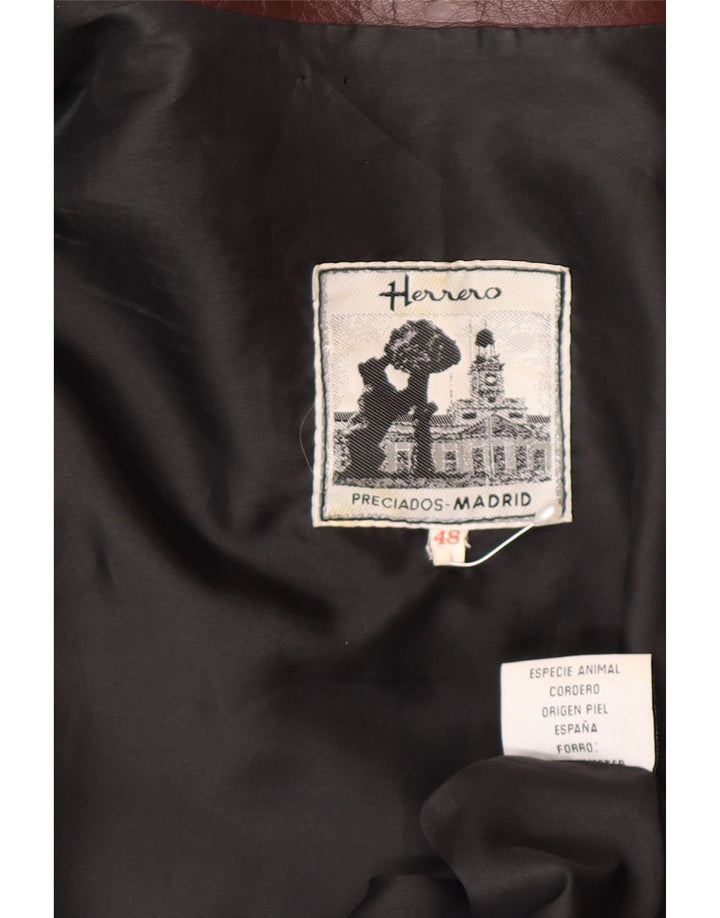 Herrero ženska kožna jakna IT 48 XL, kestenjasta koža