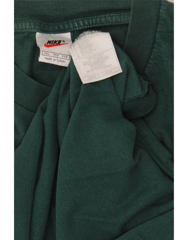 NIKE muška majica kratkih rukava 2XL zeleni pamuk