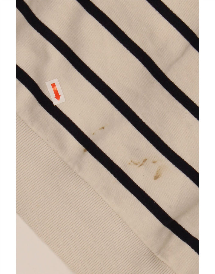 ZARA ženski kratki džemperi UK 16 Pamuk s velikim bijelim prugama