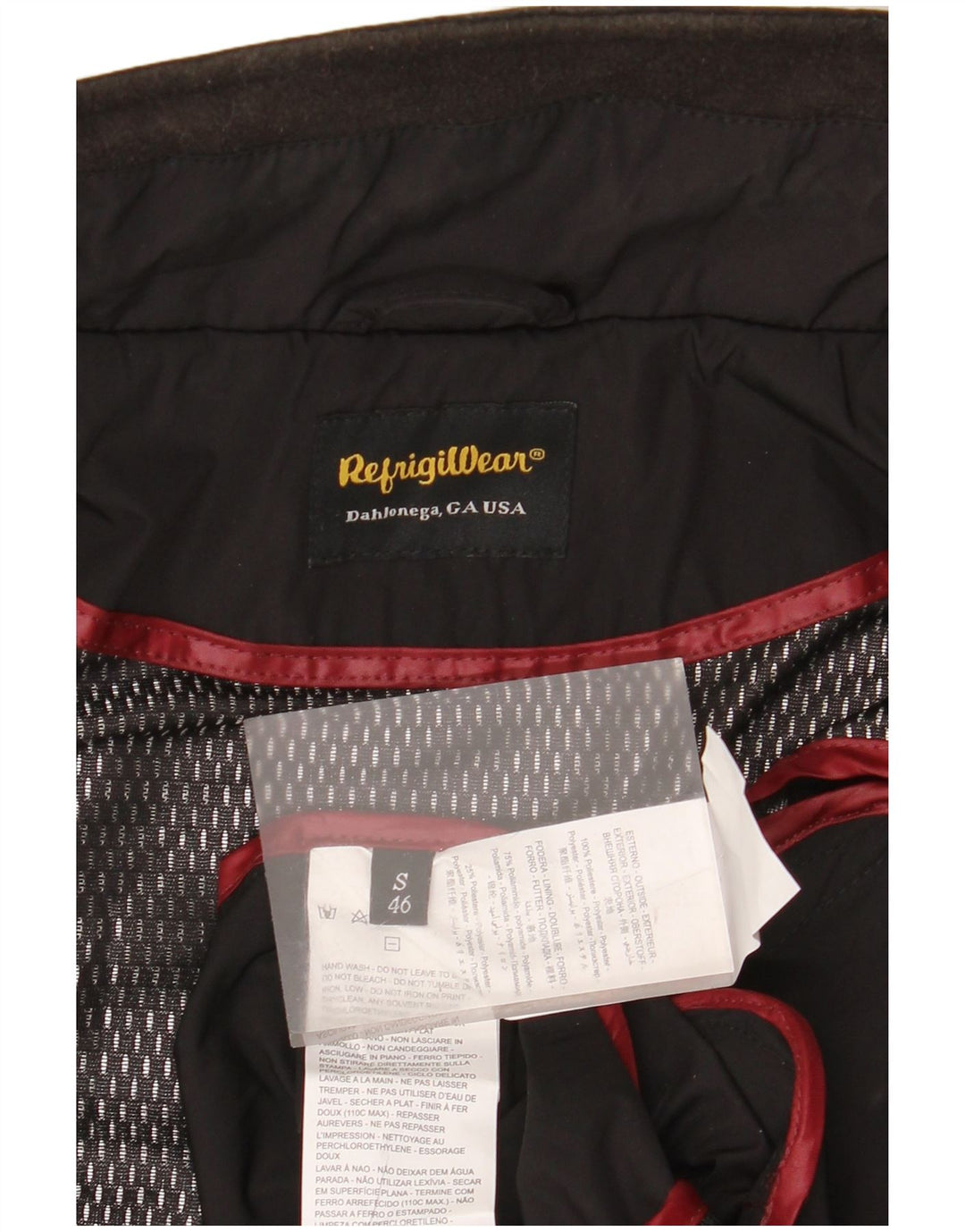 Refrigiwear muška bomber jakna EU 46 mali crni poliester