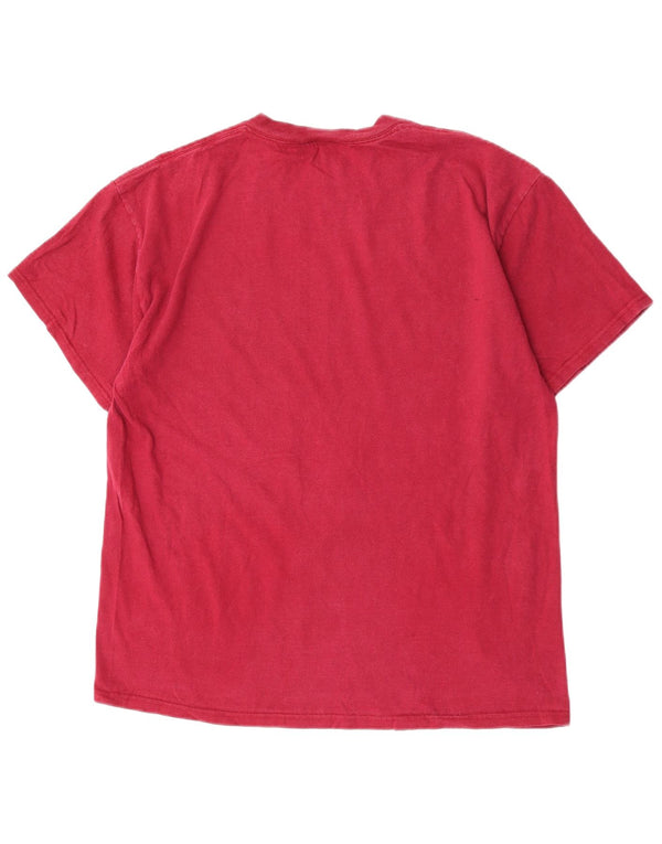 Nike Las Vegas Graphic T-Shirt Top Large Maroon Pamuk