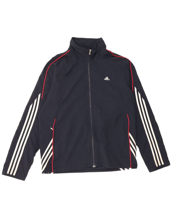 Adidas muška trenirka Climalite, velika jakna od tamnoplavog poliestera