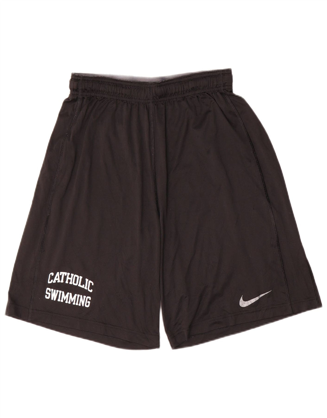 Nike muške Dri Fit grafičke sportske kratke hlače srednje crne boje od poliestera