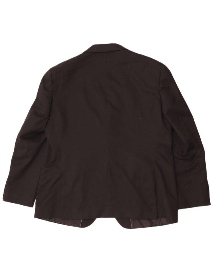 Marks & Spencer muška jakna sa 2 gumba UK 46 XL crni poliester