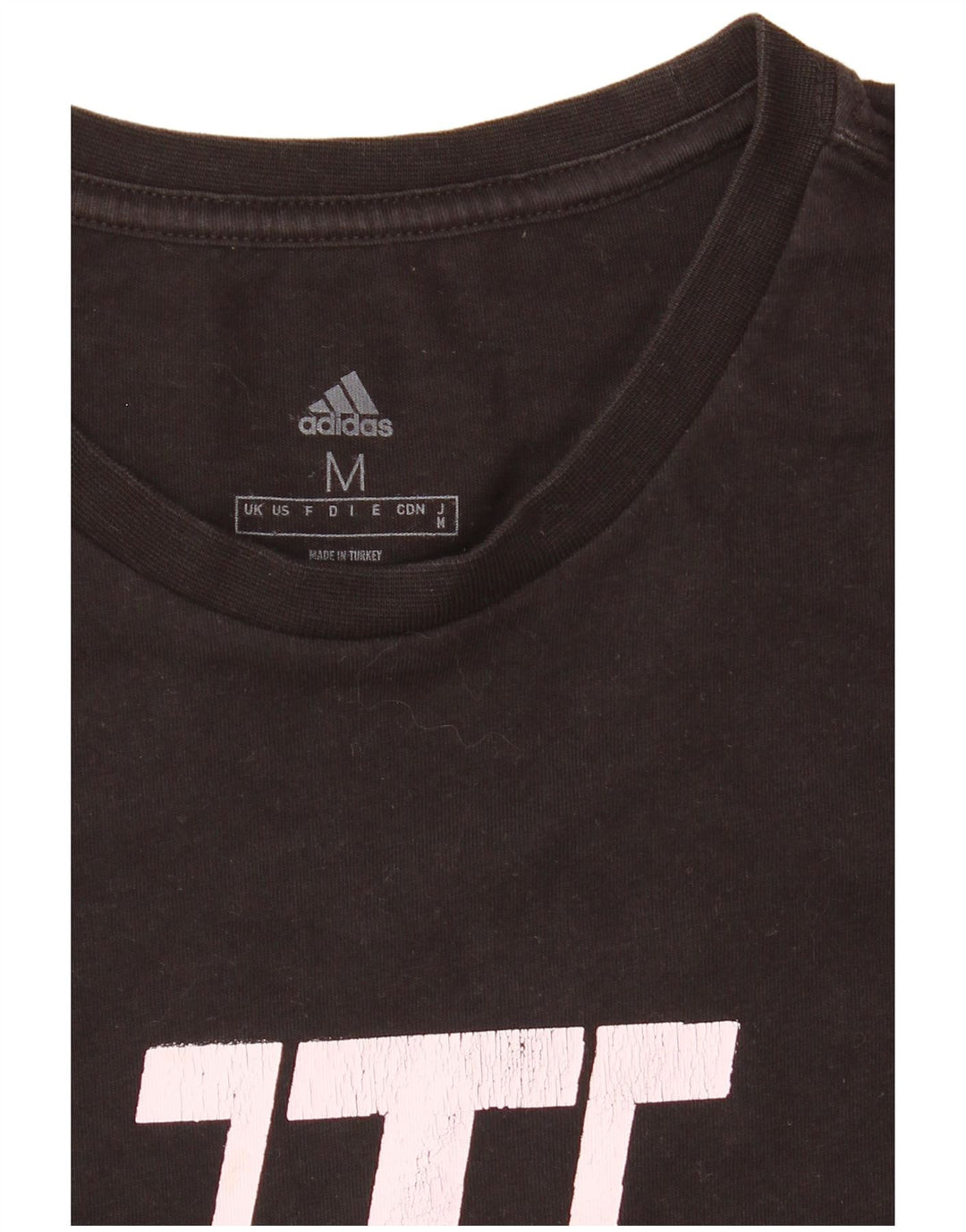 Adidas muška majica s grafičkim motivima srednje crna