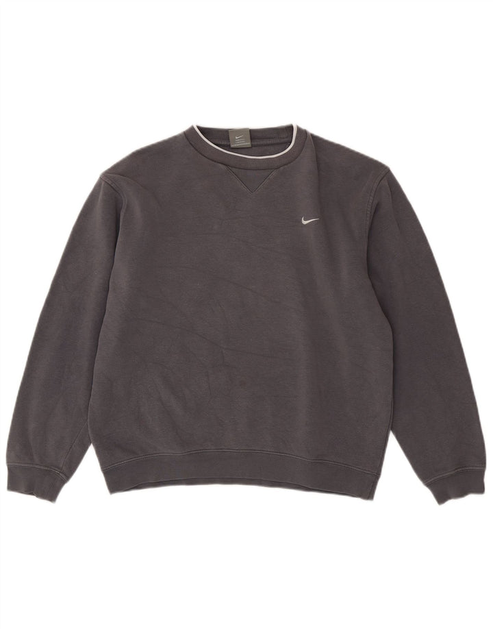 Nike Boys Sweatshirt Džemper 12-13 godina veliki sivi pamuk