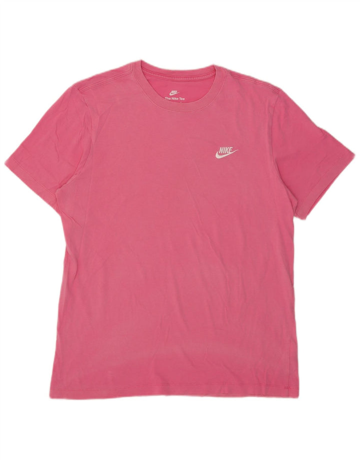 Nike Muška majica kratkih rukava Velika ružičasta pamučna majica