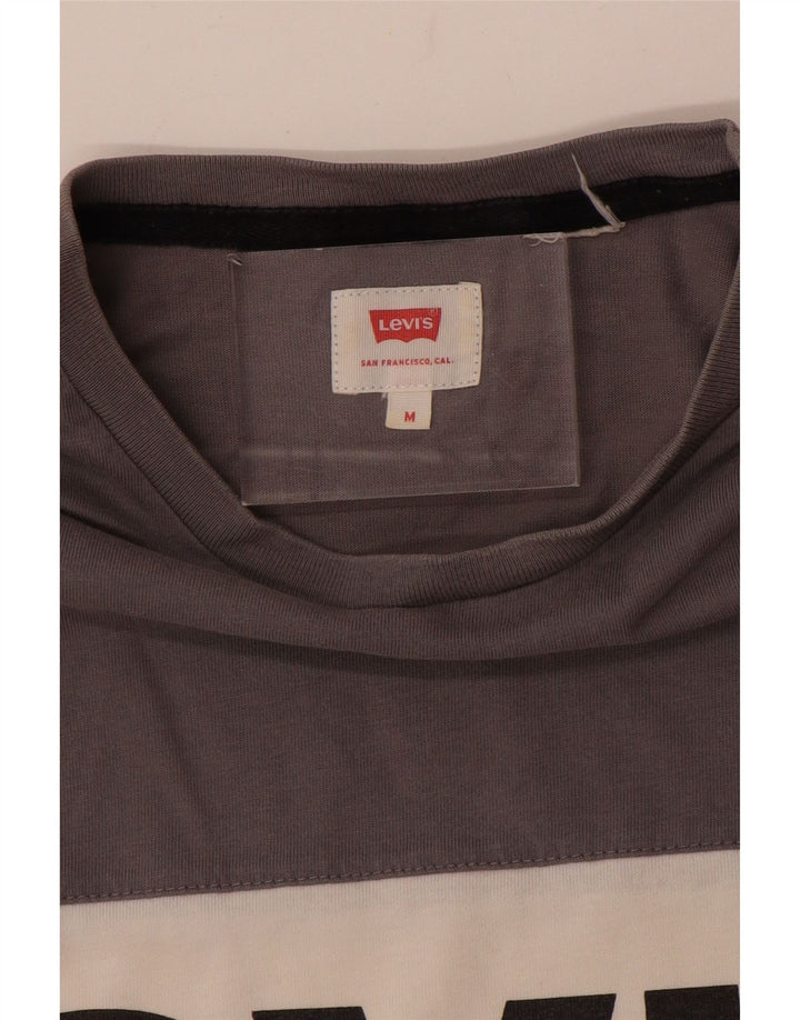 LEVI'S muška grafička majica kratkih rukava srednje sive boje