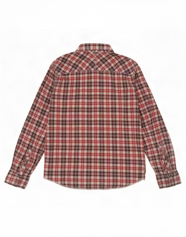 Tommy Hilfiger muška flanelska košulja, veliki crveni karirani pamuk