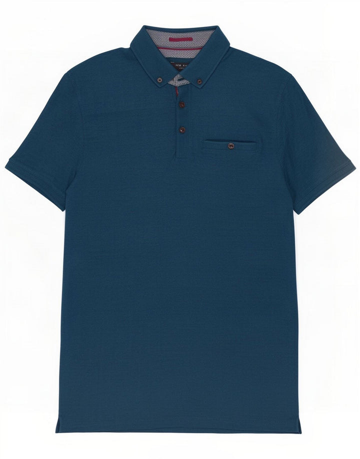 Muška polo majica Ted Baker Veličina 3 srednje tirkizni pamuk