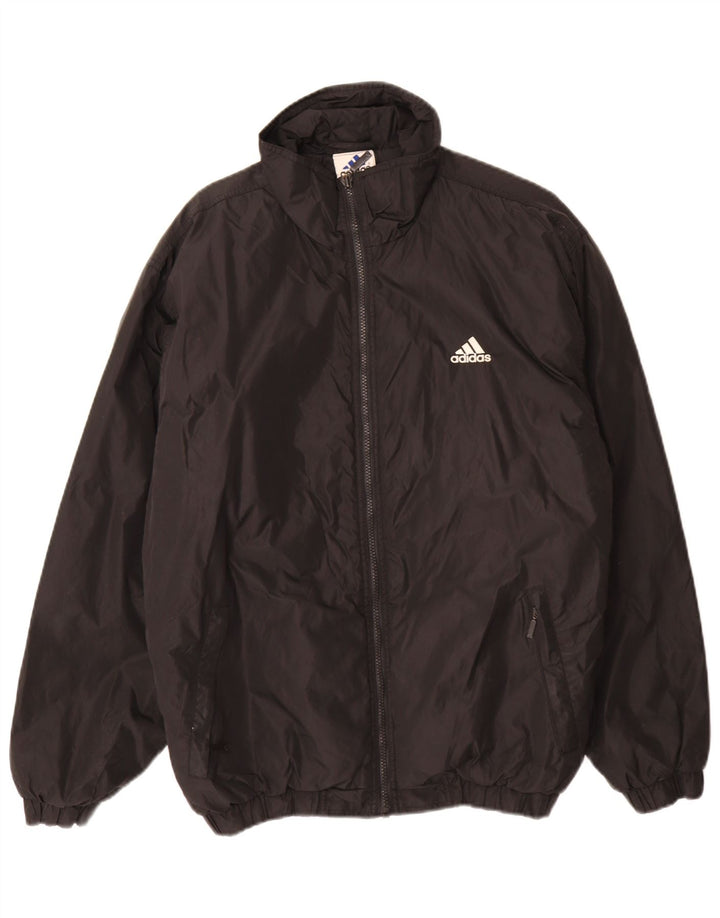 Adidas muška kišna jakna UK 36/38 mala crna poliamidna