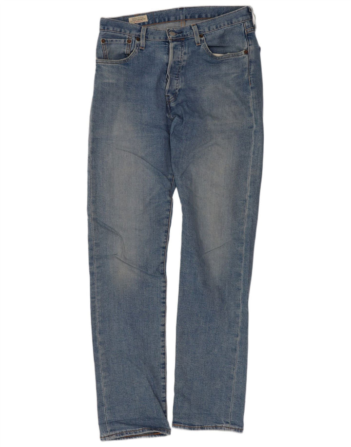Levi's muške 501 ravne traperice W29 L32 plavi pamuk
