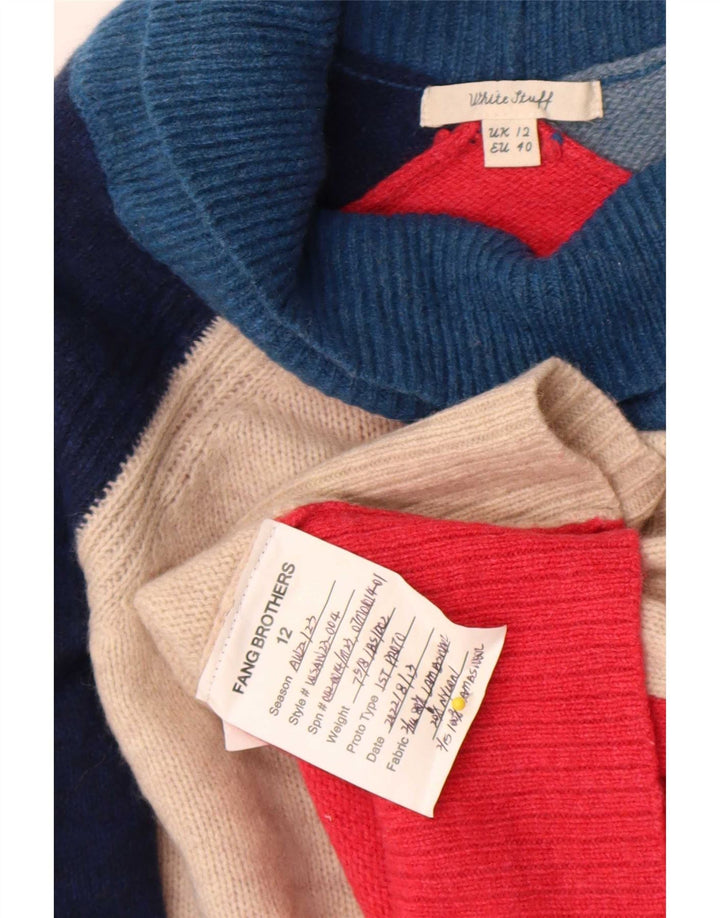 White Stuff Ženski pulover s rol izrezom UK 12 Medium Multicoloured