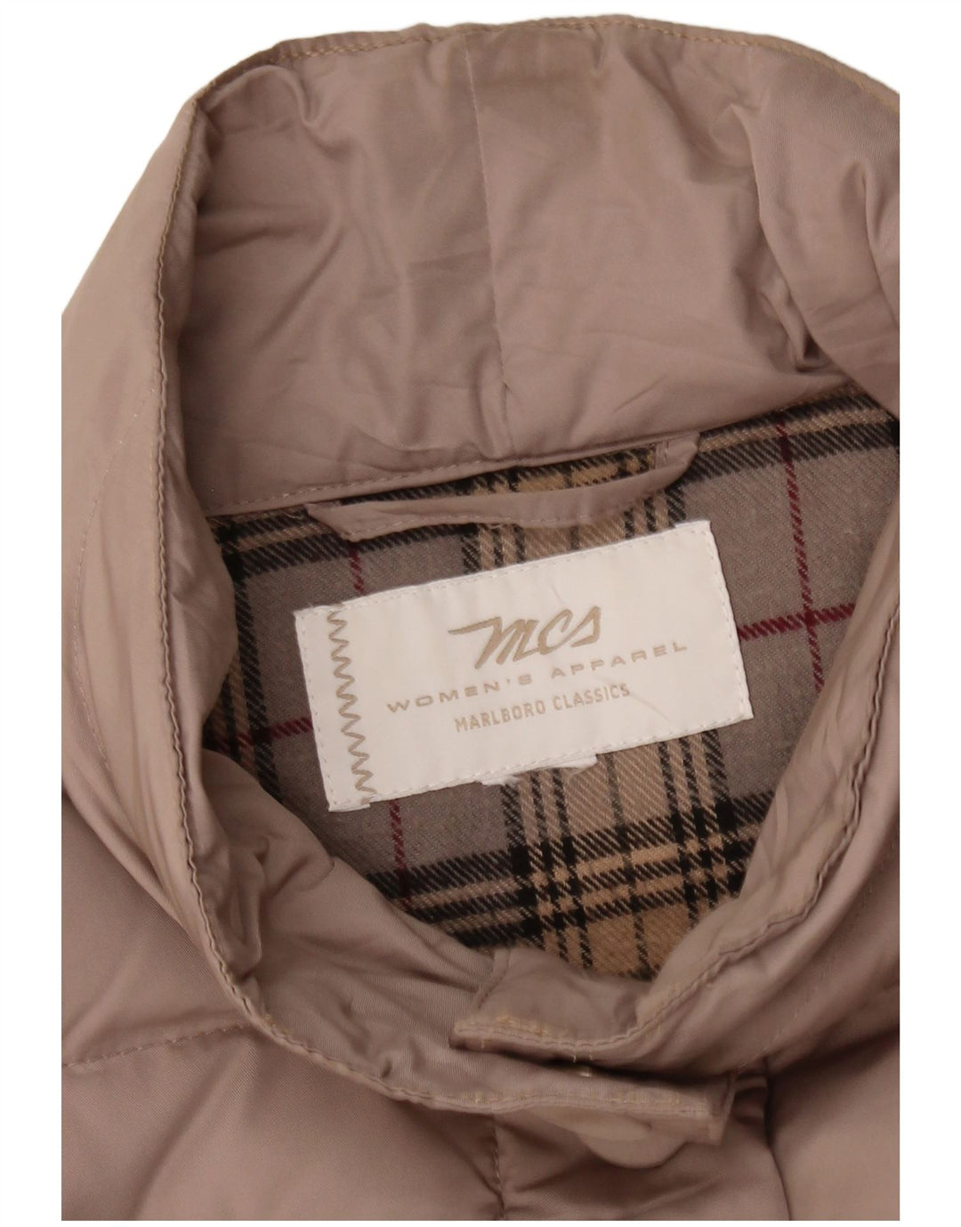 MARLBORO CLASSICS Ženska podstavljena jakna UK 16 Large Beige