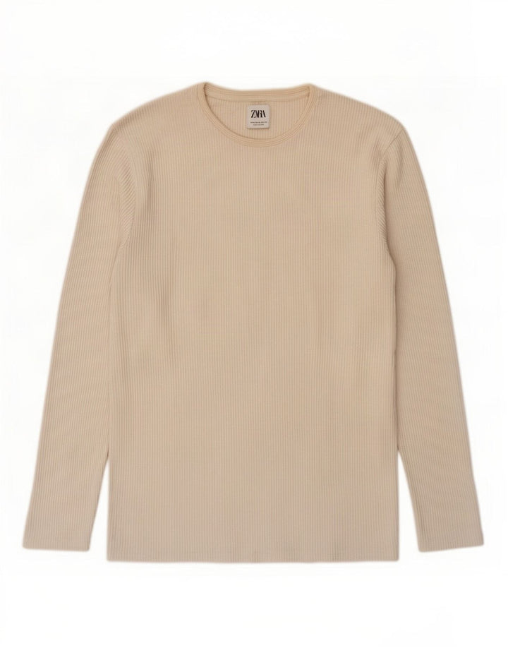 Zara muška majica s dugim rukavima XL Off White
