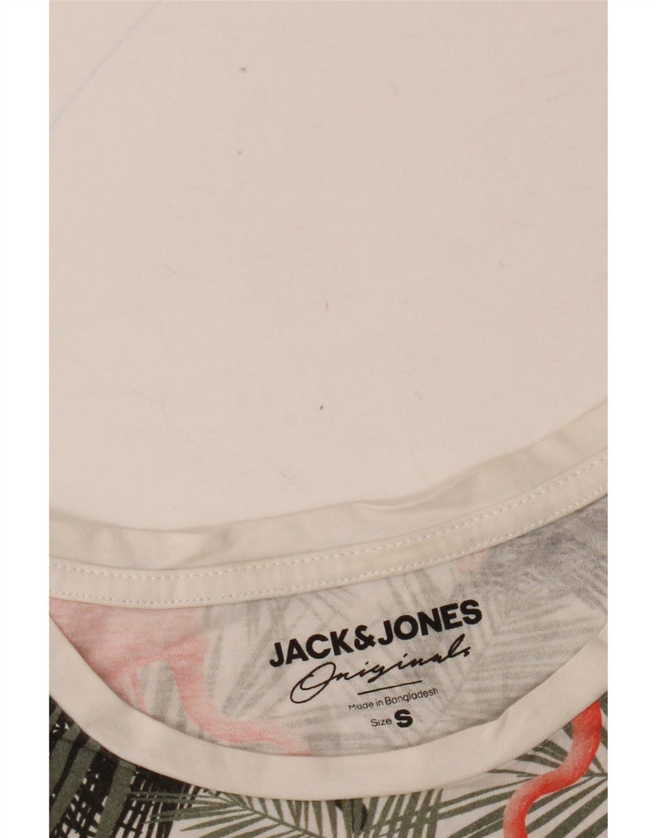 JACK & JONES Muška majica kratkih rukava s grafičkim motivima, mala, raznobojna, cvjetna