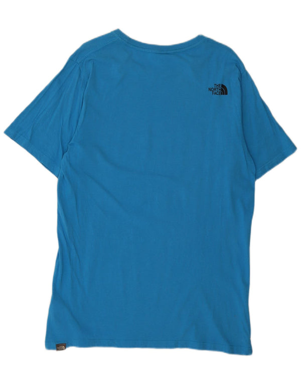 The North Face Mens Graphic T-Shirt Top XL Blue Cotton