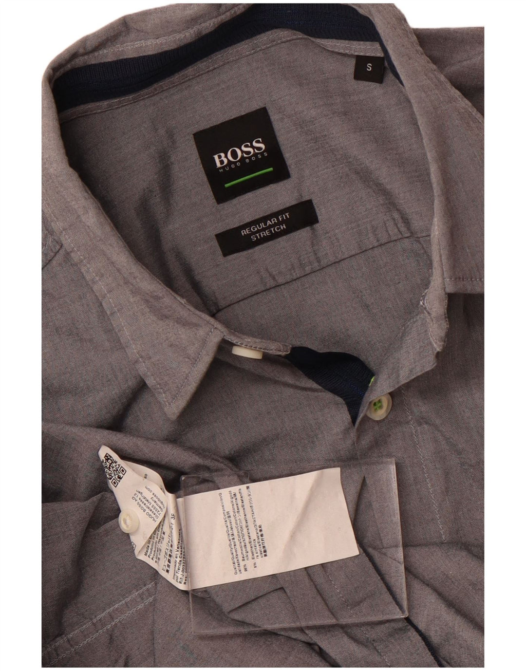 Hugo Boss muška majica standardnog kroja Mala siva pamučna