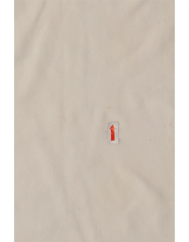 THINK PINK Ženska grafička polo majica UK 8 Mala bijela pamučna