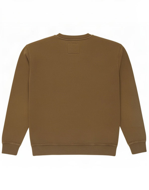 Vans Mens Graphic Sweatshirt Jumper Medium Khaki Cotton