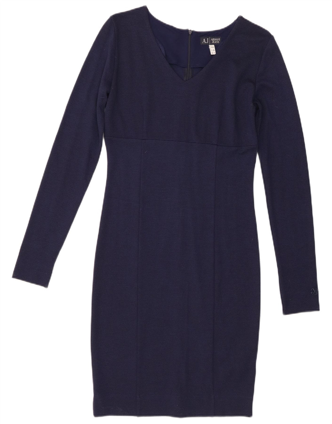Armani Jeans ženska plašt haljina dugih rukava EU 40 srednje tamnoplava viskoza