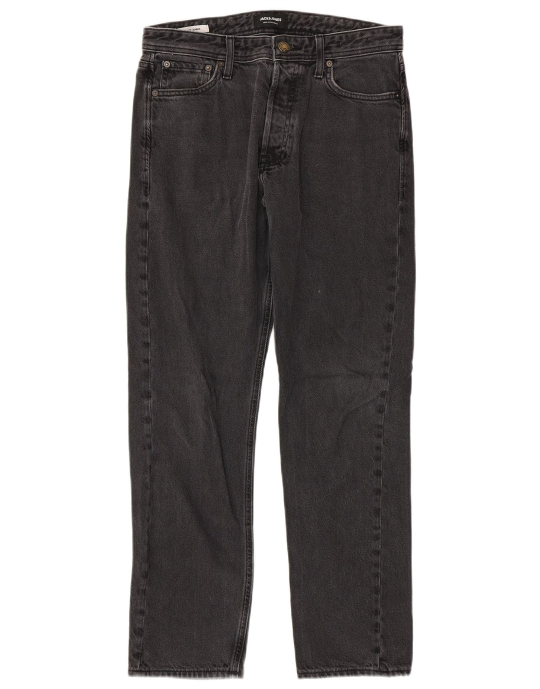 Jack & Jones muške široke traperice W30 L29 sivi pamuk