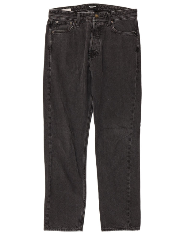 Jack & Jones muške široke traperice W30 L29 sivi pamuk