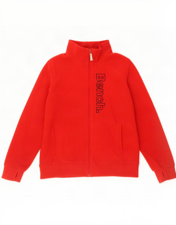 Bench Boys Graphic Fleece Jacket 13-14 Years Crveni poliester