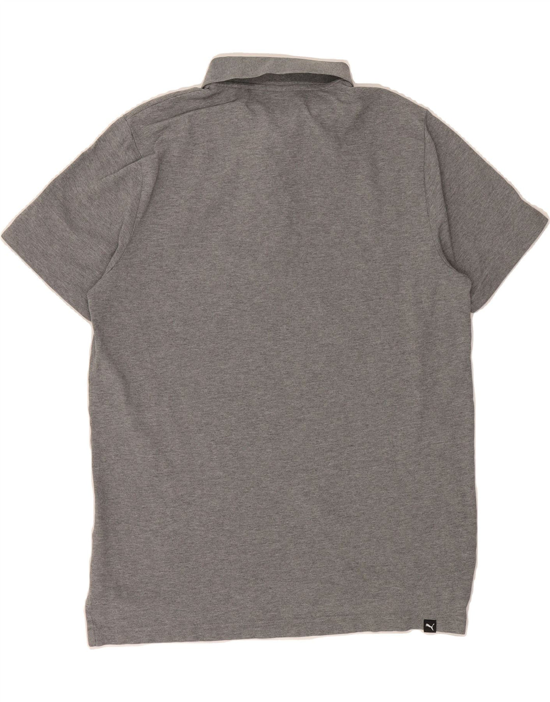 PUMA Mens Polo Shirt Large Grey Cotton Vintage Puma and Second-Hand Puma from Messina Hembry 