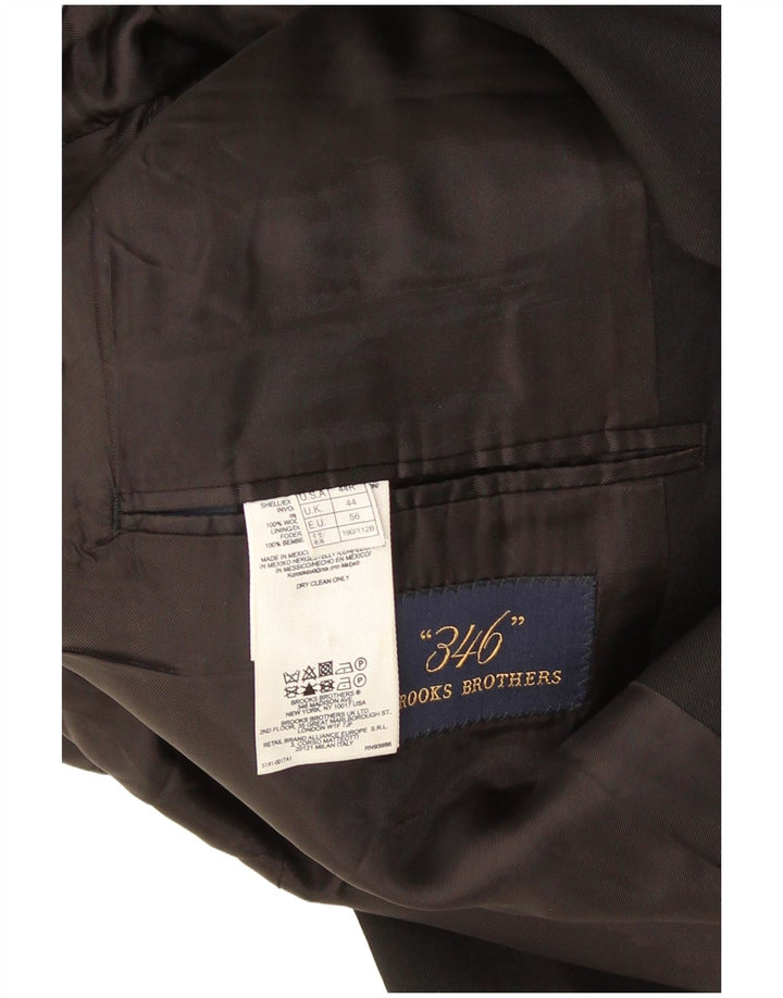 Brooks Brothers muška jakna sa 2 gumba UK 44 2XL crna vunena klasična