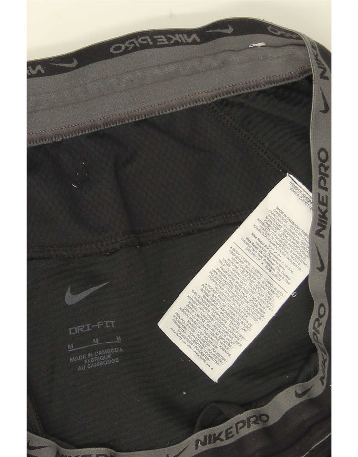 Nike Dri Fit Graphic Trenirke srednje srednje crne poliesterske hlače