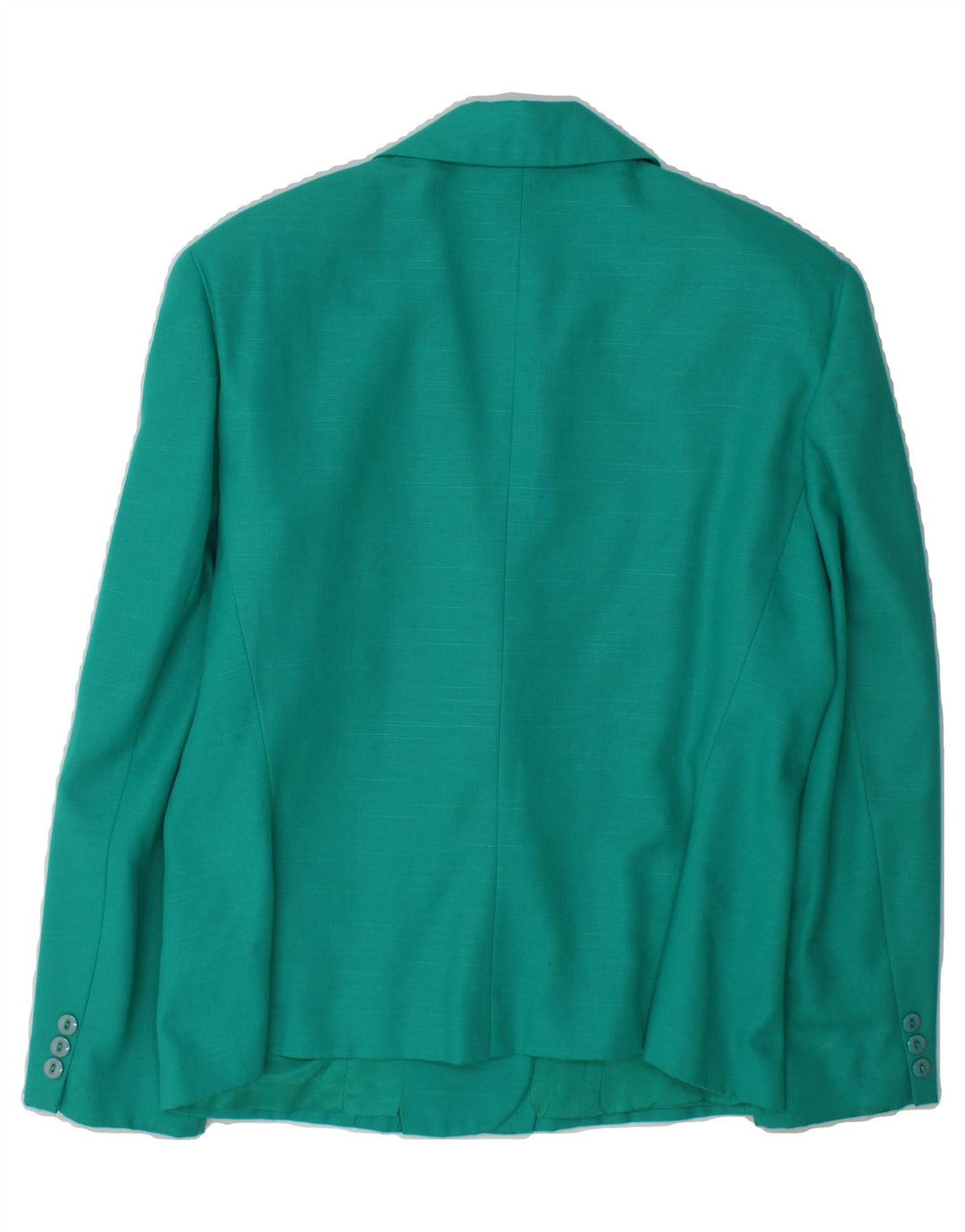 CROSS COUNTRY Womens Crop 1 Button Blazer Jacket US 18 2XL Green Vintage Cross Country and Second-Hand Cross Country from Messina Hembry 