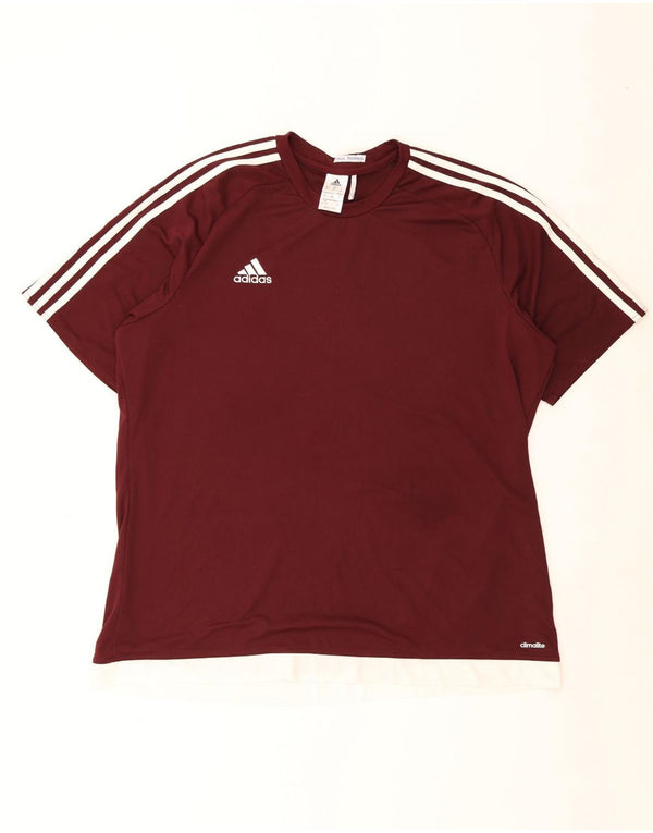 Adidas muška majica Climalite Top 2XL bordo poliester