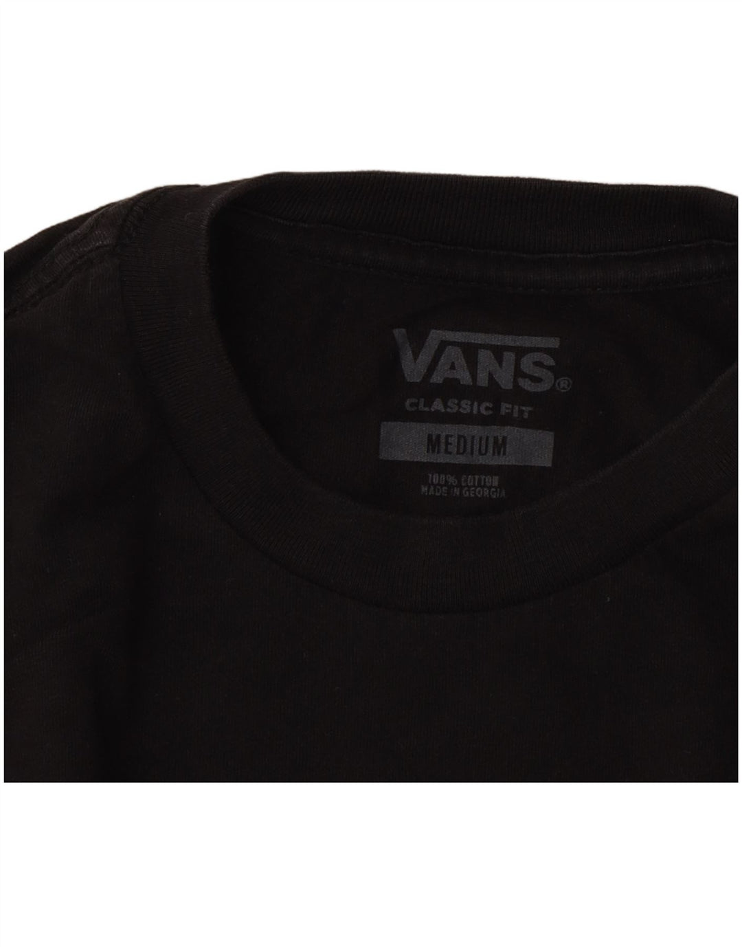 Vans klasična muška majica s dugim rukavima, srednji crni pamuk
