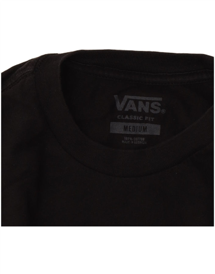 Vans klasična muška majica s dugim rukavima, srednji crni pamuk