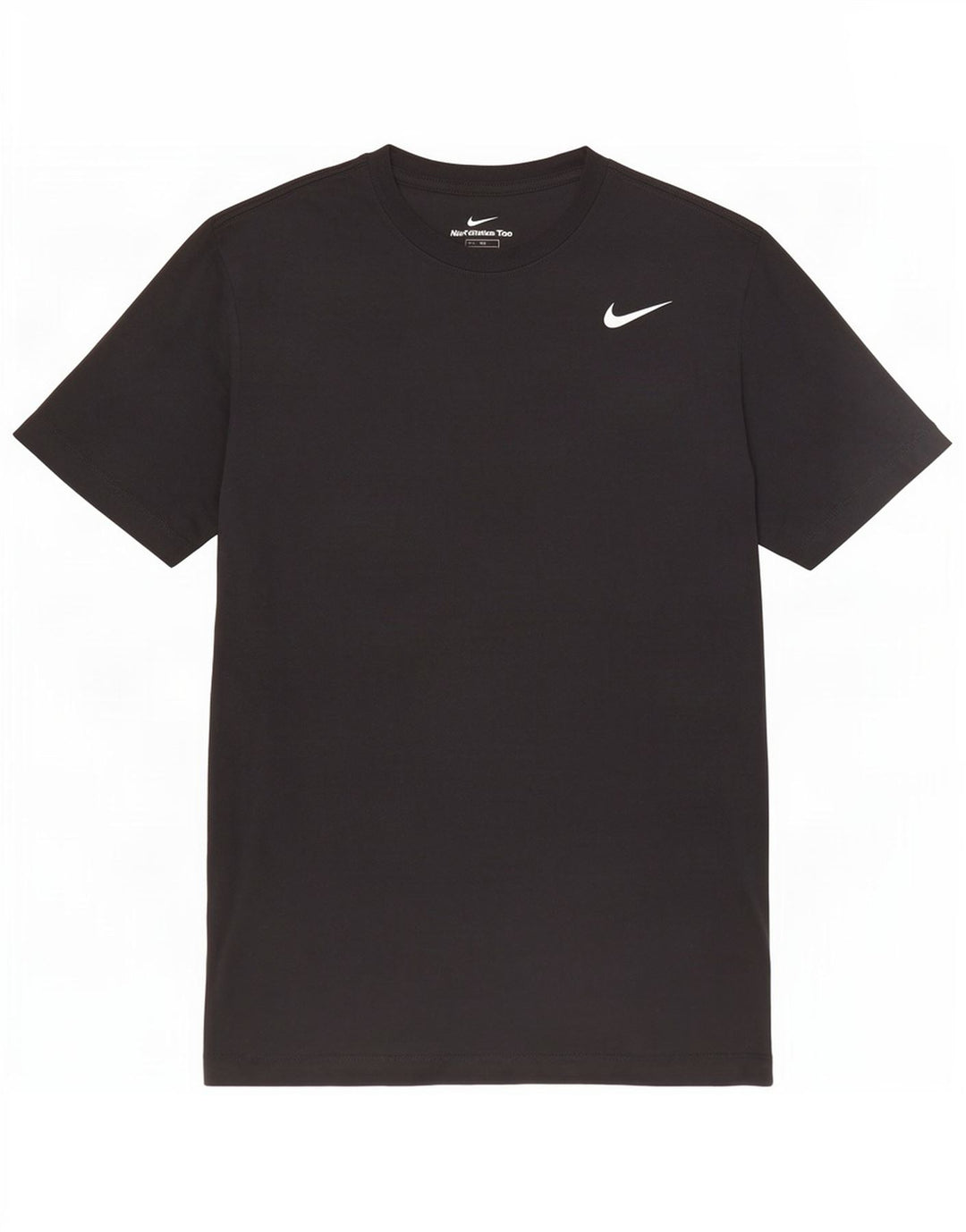 Nike Dri Fit T-Shirt Top srednji crni pamuk