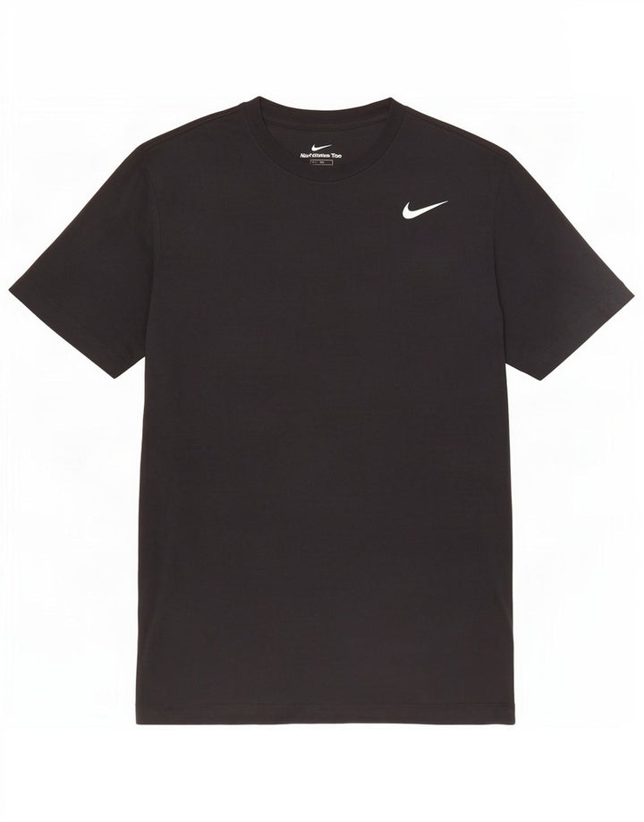 Nike Dri Fit T-Shirt Top srednji crni pamuk