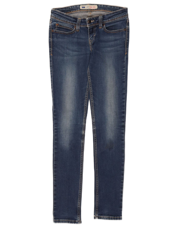 Levi's ženske demi curve uske traperice US 3 male W28 L30 tamnoplavi pamuk