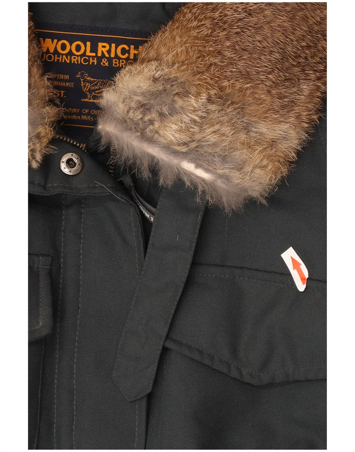 Woolrich ženska pomoćna jakna UK 14 srednje sivi najlon