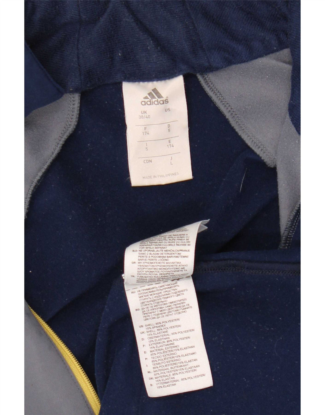 Adidas muški pulover trenirka UK 38/40 srednje tamnoplave boje