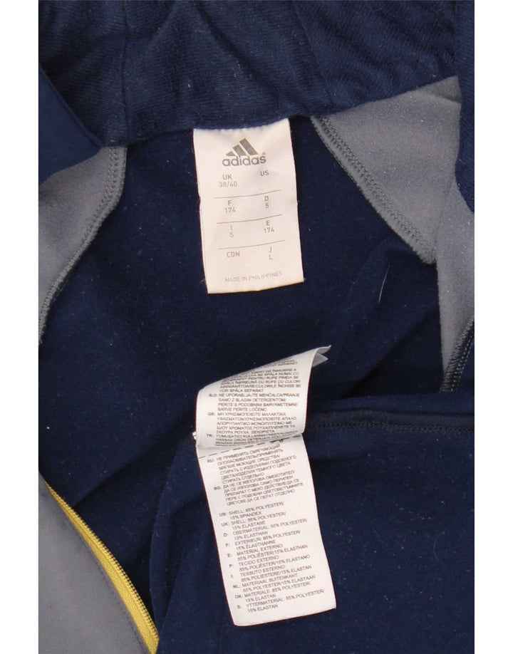 Adidas muški pulover trenirka UK 38/40 srednje tamnoplave boje